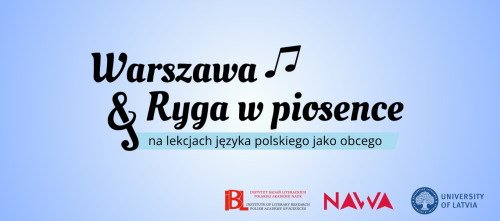 Warszawa i Ryga w piosence - logo