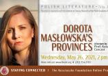 Dorota Masłowska’s Provinces - A lecture by Prof. Katarzyna Czeczot