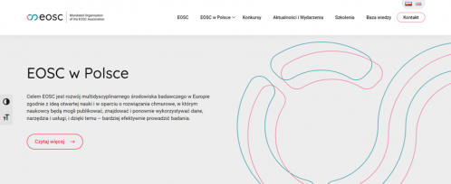 Nowa strona internetowa EOSC Polska promuje polskie działania w otwartej nauce