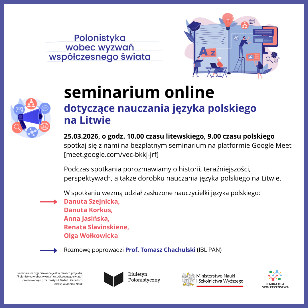 Seminarium dotyczące nauczania języka polskiego na Litwie