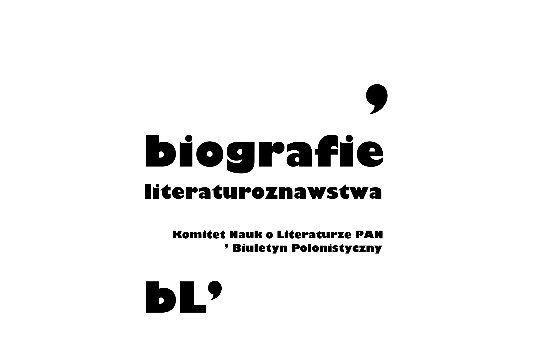 biografie literaturoznawstwa / seminaria