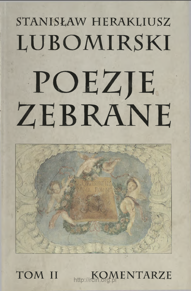 S.H. Lubomirski, Poezje zebrane. T. 2