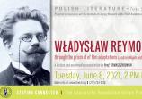 8 czerwca 2021: Prof.Tomasz Żukowski, "Władysław Reymont through the prism of film adaptations (Andrzej Wajda and others)" / spotkanie z cyklu webinariów IBL PAN i Fundacji Kościuszkowskiej